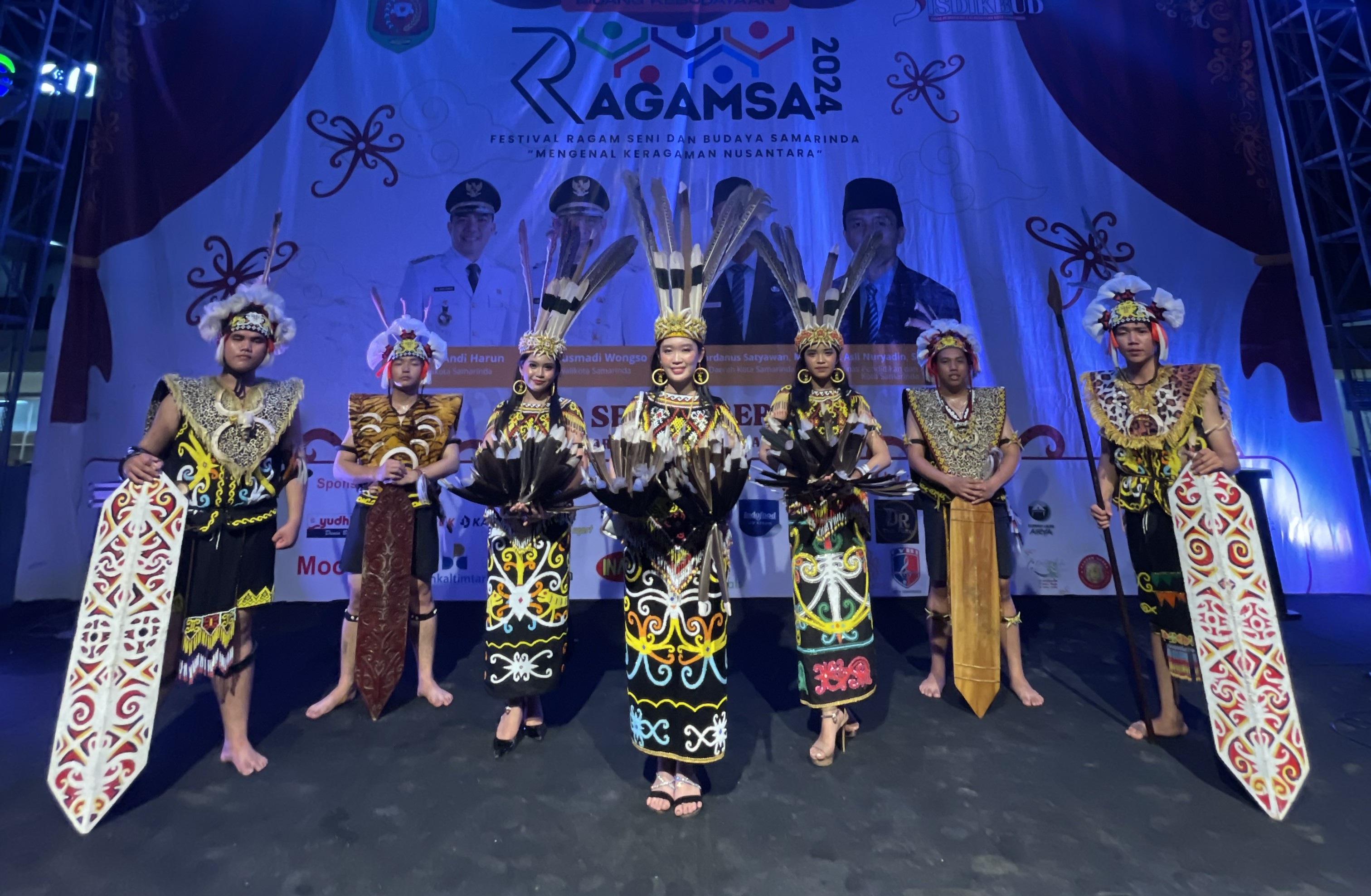 Tari Dayak Tiga Bangen